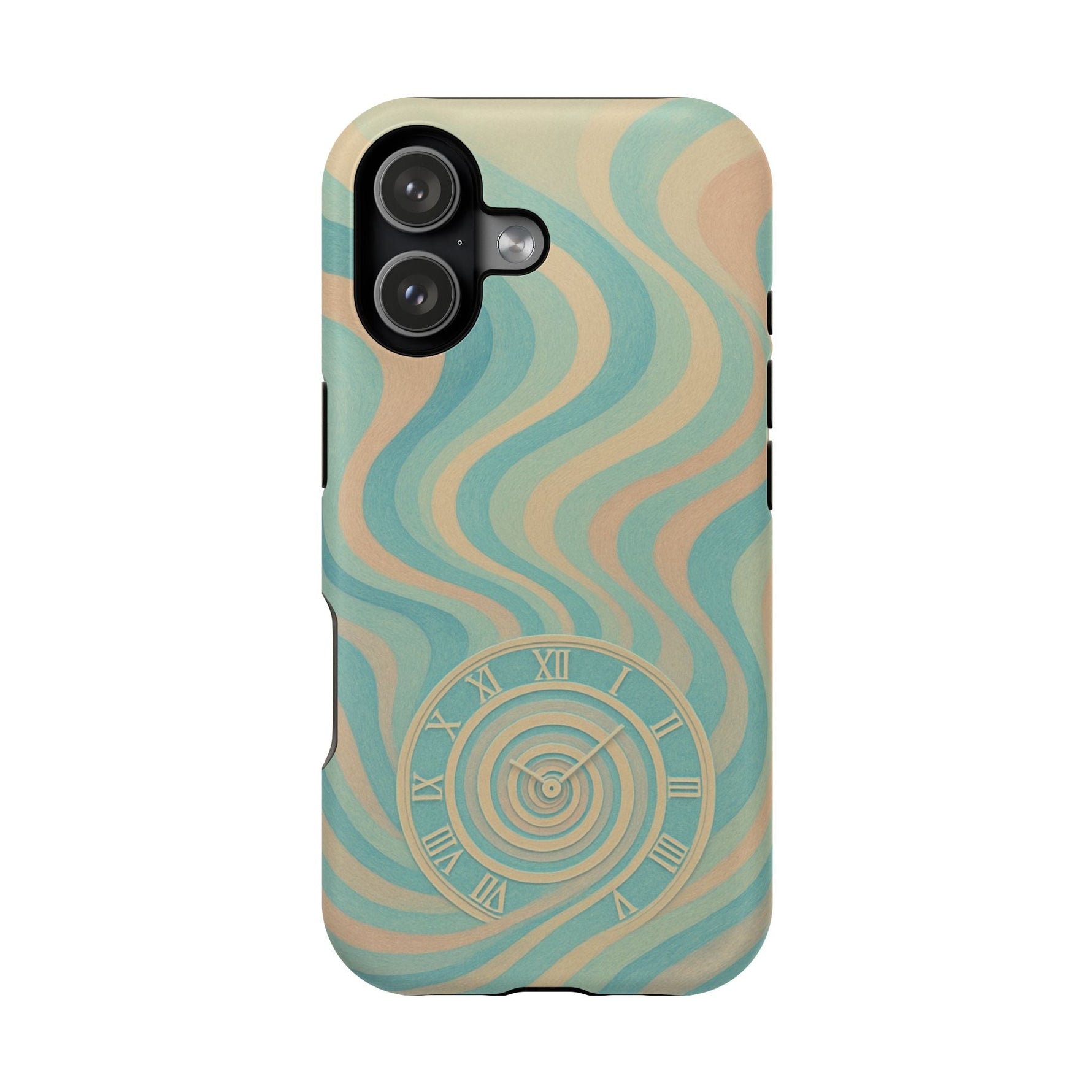 “Flow of Time” iPhone Case with MagSafe Compatibility  Shamo's