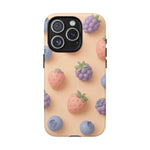 Fruitful 3D Strawberries Berries Tough Magnetic MagSafe Phone Case