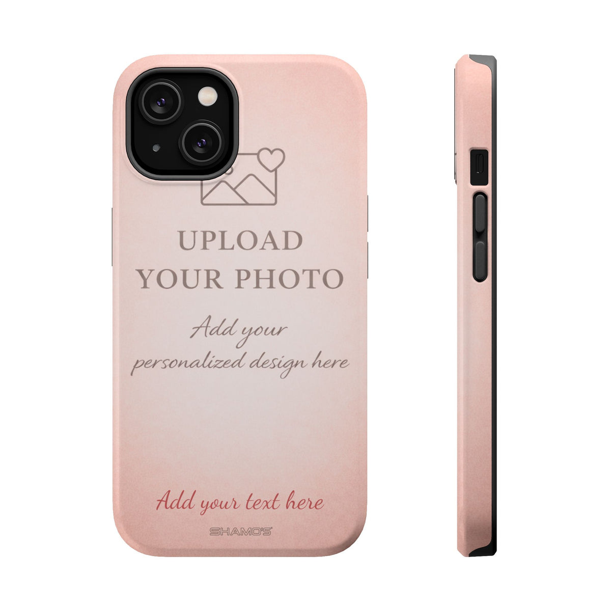 Personalizable iPhone Case | Add Your Own Photo and Text | MagSafe Compatible