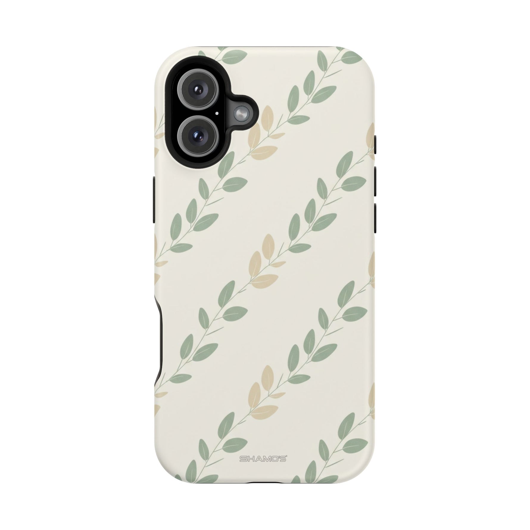 Eucalyptus Floral Laurel Magnetic Impact-Resistant Phone Case with MagSafe - iPhone 16 Plus / Matte - Shamo's