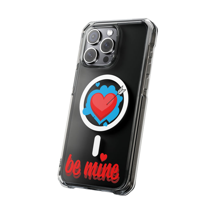 Magnetic Clear Phone Case | Compatible with MagSafe | Be Mine Love Edition