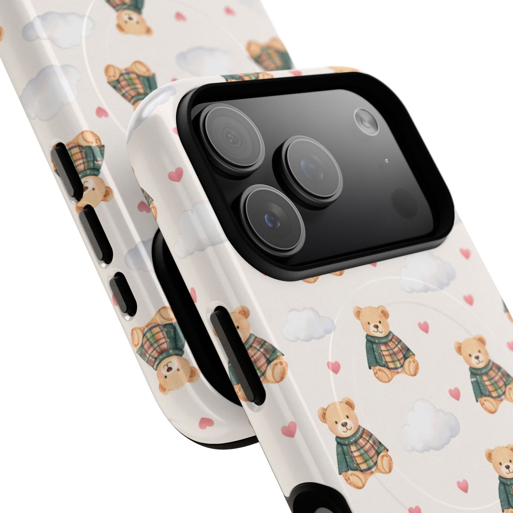 Funda para iPhone con diseño de osito de peluche Dreamy Cloud y MagSafe