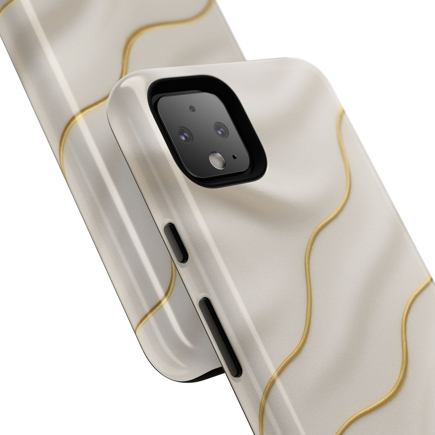 Elegant Gold Wave Tough iPhone Case