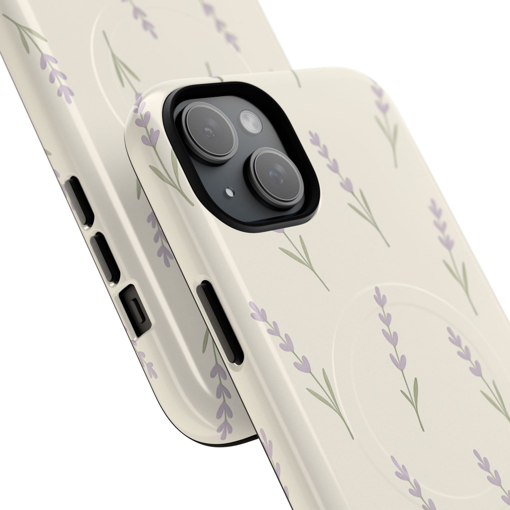 Lavender Minimal Bloom iPhone Case with MagSafe - Shamo's