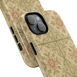 Vintage Rustic Foral Tiles iPhone Case | MagSafe - Shamo's