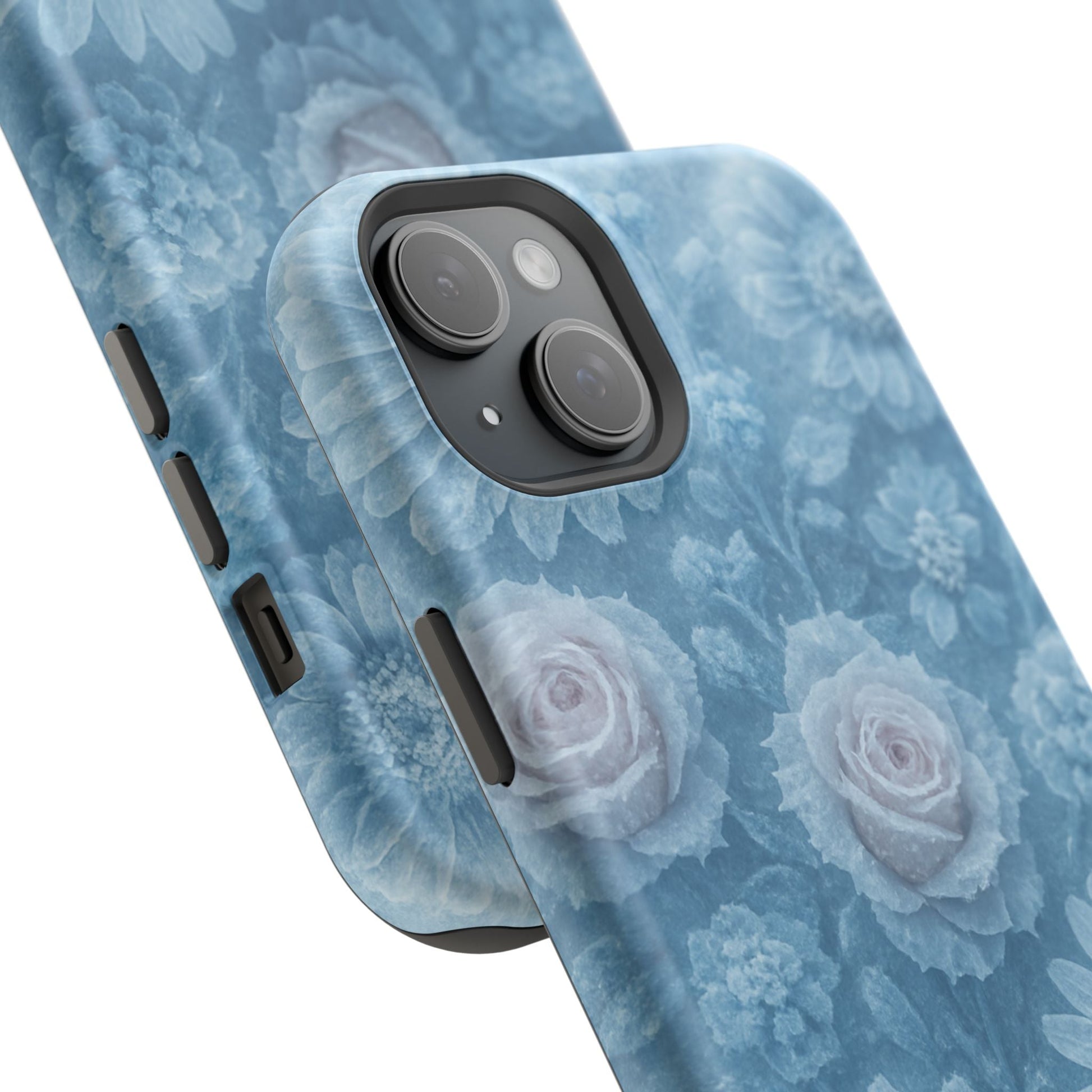 Frozen Beauty Floral Rose iPhone Case | MagSafe compatible  Shamo's