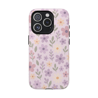 Floral Magnetic | Compatible with MagSafe Phone Case - Stylish and Durable Protection