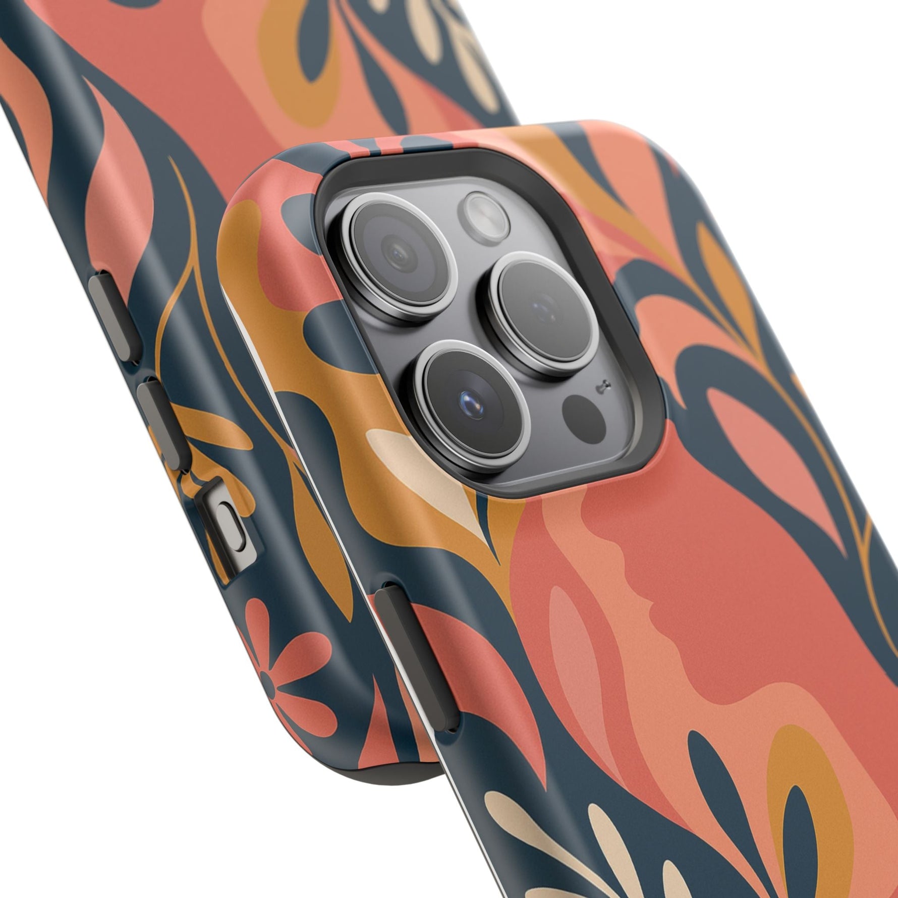 Floral Feminine Abstract MagSafe Impact-Resistant iPhone Case  Shamo's