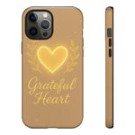 Grateful Heart iPhone Case — Warm Neon Heart - Shamo's