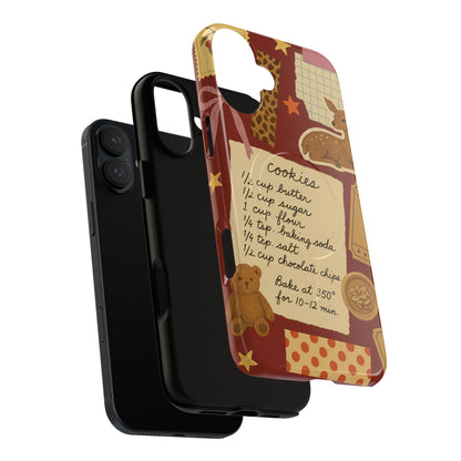 Holiday Receipt Stamps iPhone Case with MagSafe Compatibility