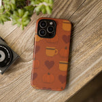 Fall Pumpkin & Coffee iPhone Case  Shamo's