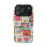 Vintage Romantic Love Stamp iPhone Case | Tough Protection + MagSafe  Shamo's iPhone 17 Pro / Matte