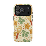 Baking Holiday iPhone Case — Cute Whisk & Cookie Pattern | compatible with MagSafe  Shamo's iPhone 17 Pro / Glossy