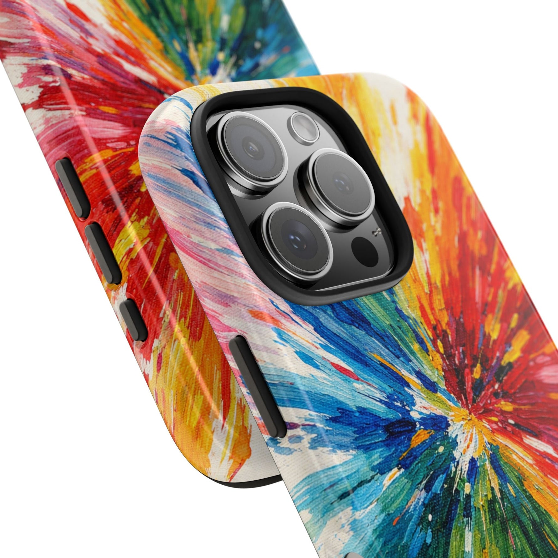 Vibrant Abstract Paint Explosion Impact Phone Case  Shamo's