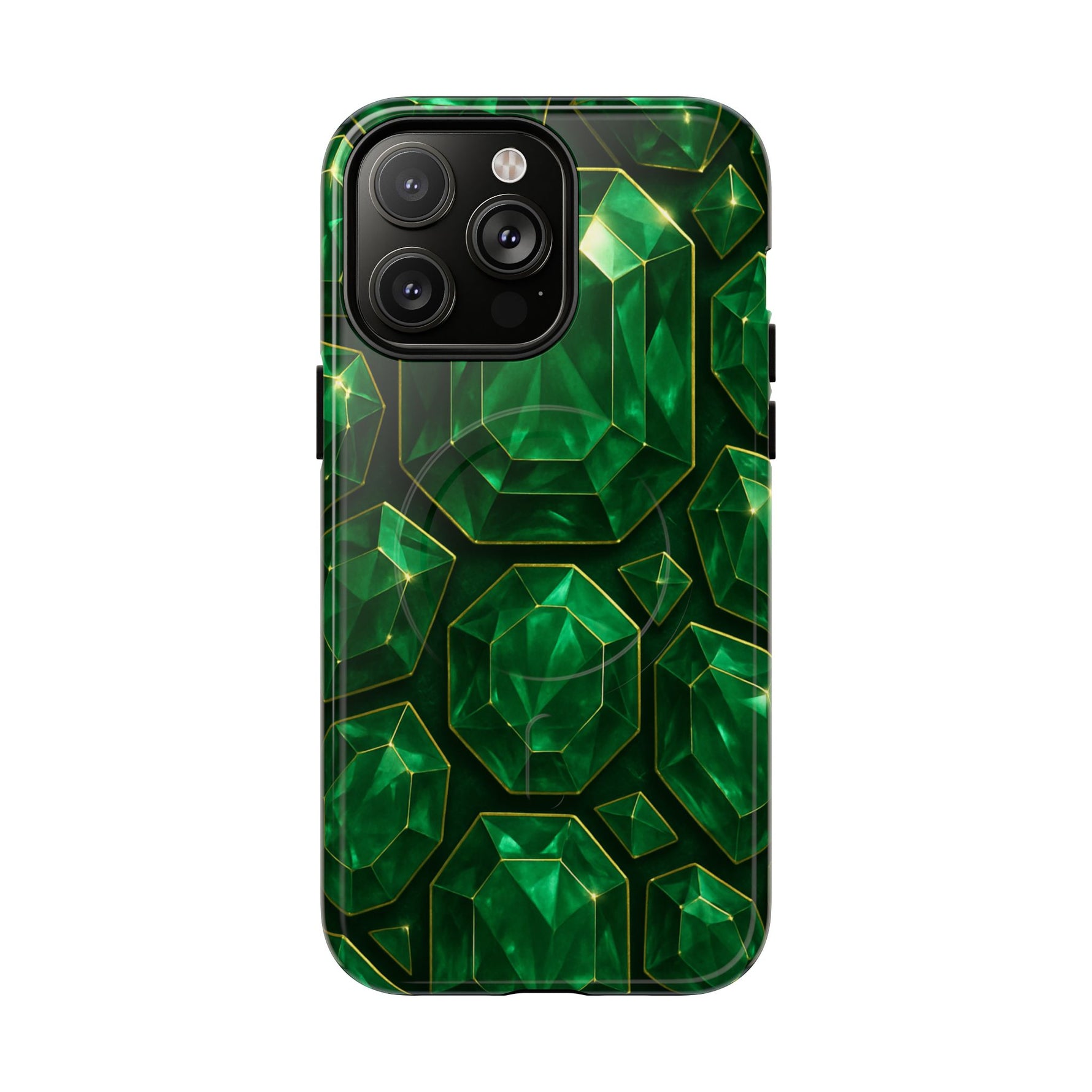 Luxury Series Emerald Gem iPhone Case with MagSafe - Shamo's