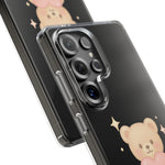 Romantic Teddy Bear Impact-Resistant iPhone Case with Heart Design  Shamo's