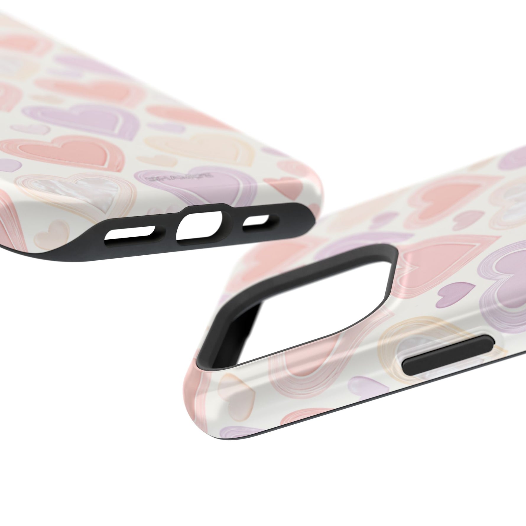 Pastel Heart Love MagSafe Impact-Resistant iPhone Case