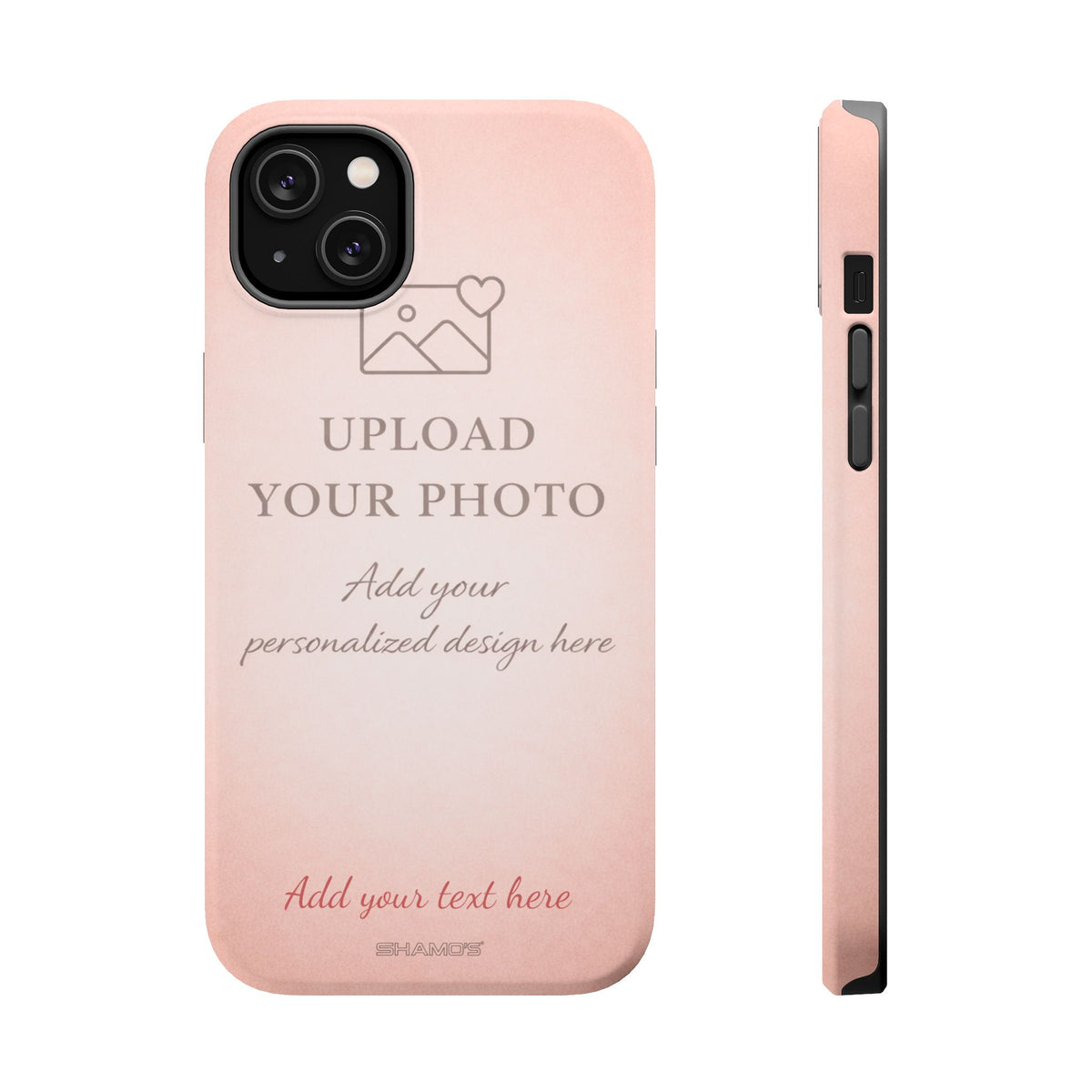 Personalizable iPhone Case | Add Your Own Photo and Text | MagSafe Compatible