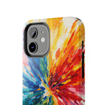 Vibrant Abstract Paint Explosion Impact Phone Case  Shamo's