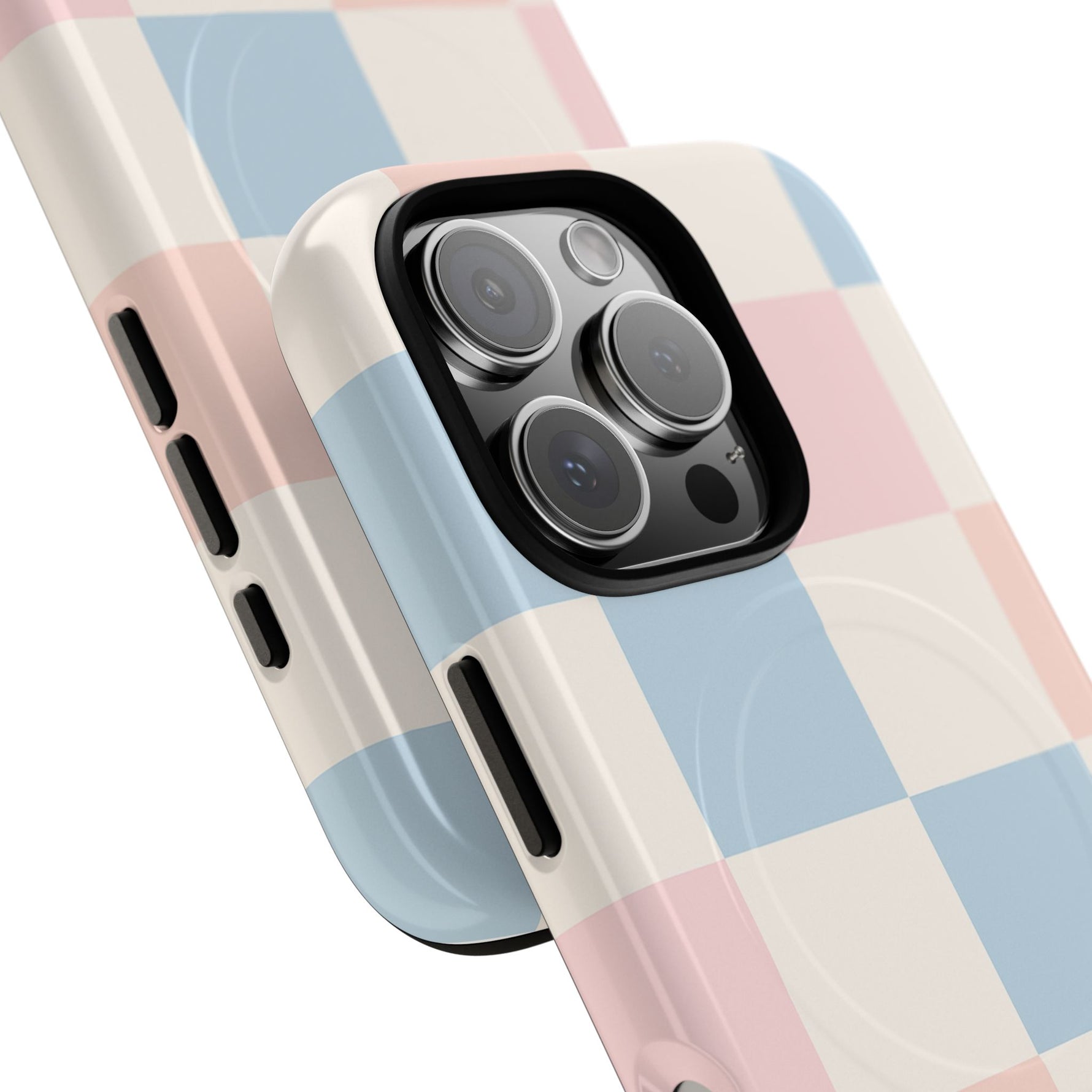 Pastel Checkerboard Pattern iPhone Cases - MagSafe - Shamo's