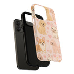 Puppies & Hearts iPhone Case compatible with MagSafe  Shamo's