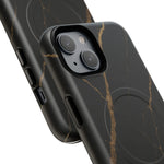 Black & Gold Marble iPhone Case with MagSafe  Shamo's