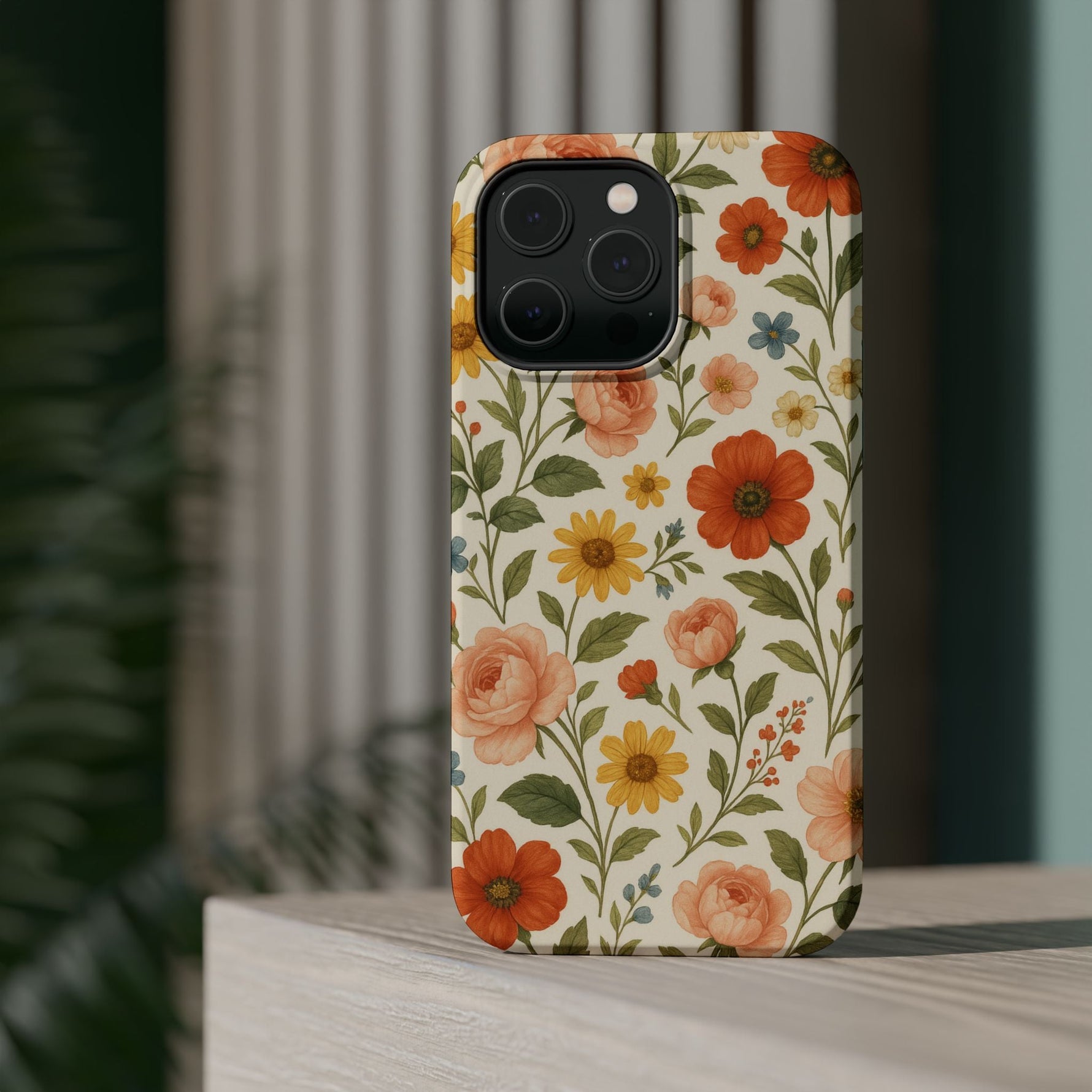 Floral Vintage Garden iPhone Case — with MagSafe  Shamo's