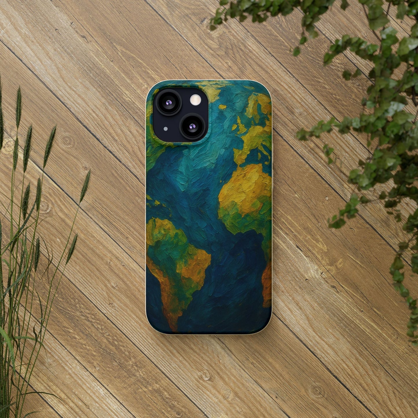Biodegradable Phone Case — Earth Illustration Eco-Friendly Case  Shamo's