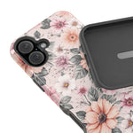 Floral Impact-Resistant Magnetic Phone Case