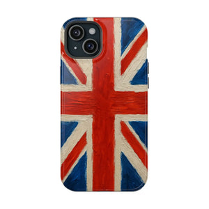 MagSafe Tough iPhone Case — UK Flag Magnetic Impact-Resistant Design  Shamo's iPhone 15 Plus / Glossy