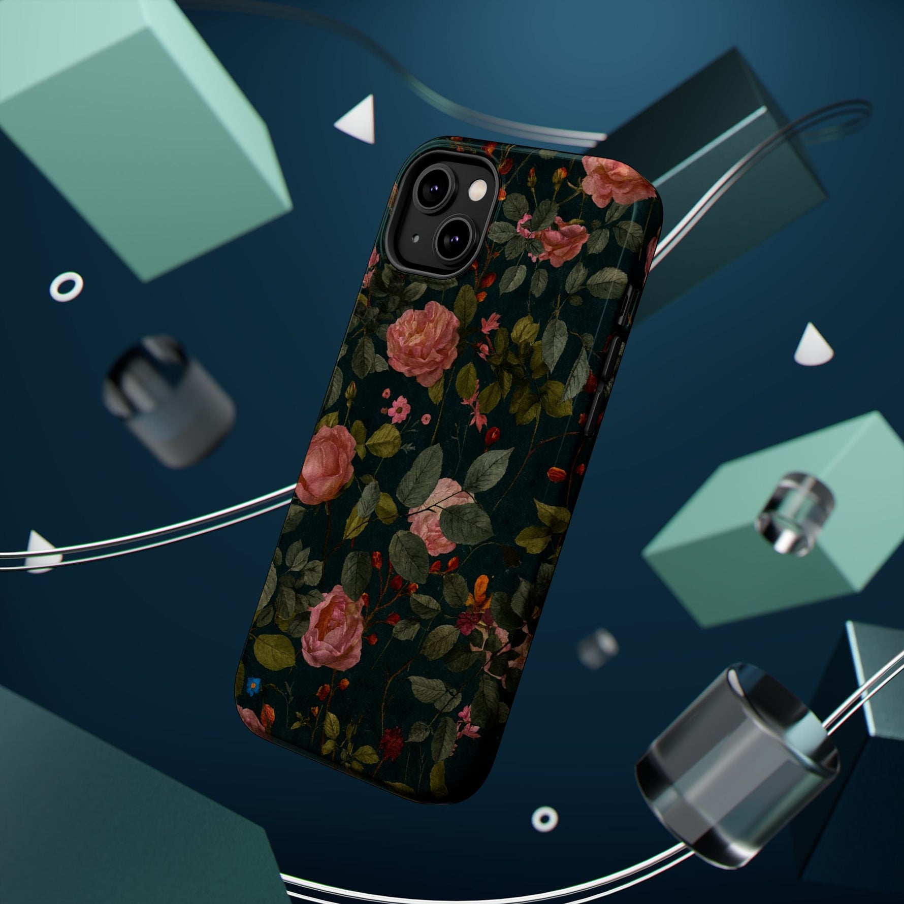 Floral Rose Realistic iPhone Case with MagSafe  Shamo's