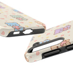 Cute Pastel Bear Impact Phone Case | Heart & Star Kawaii Pattern  Shamo's