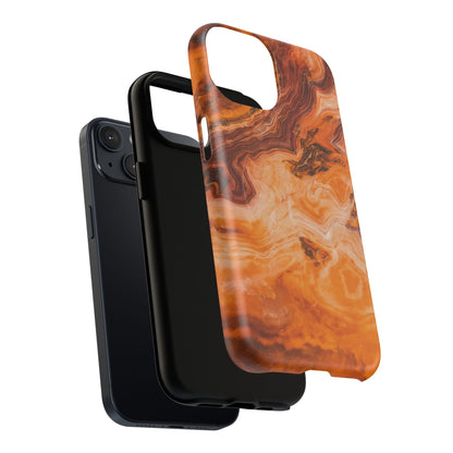 Amber Agate Marble iPhone Case — compatible with MagSafe