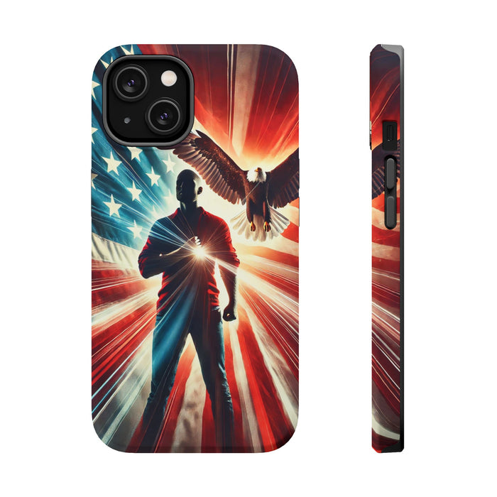 Magnetic Tough Phone Case with MagSafe Compatibility - Proud American Design Edition