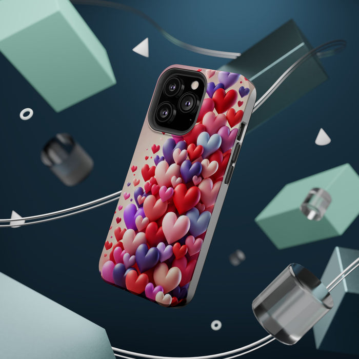 Shamo's Phone Case | MagSafe Compatible | Love Hearts Theme for iPhone 17 and more