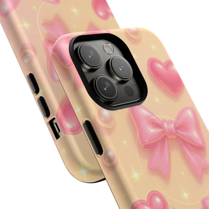 Coquette Sparkle iPhone Case with MagSafe