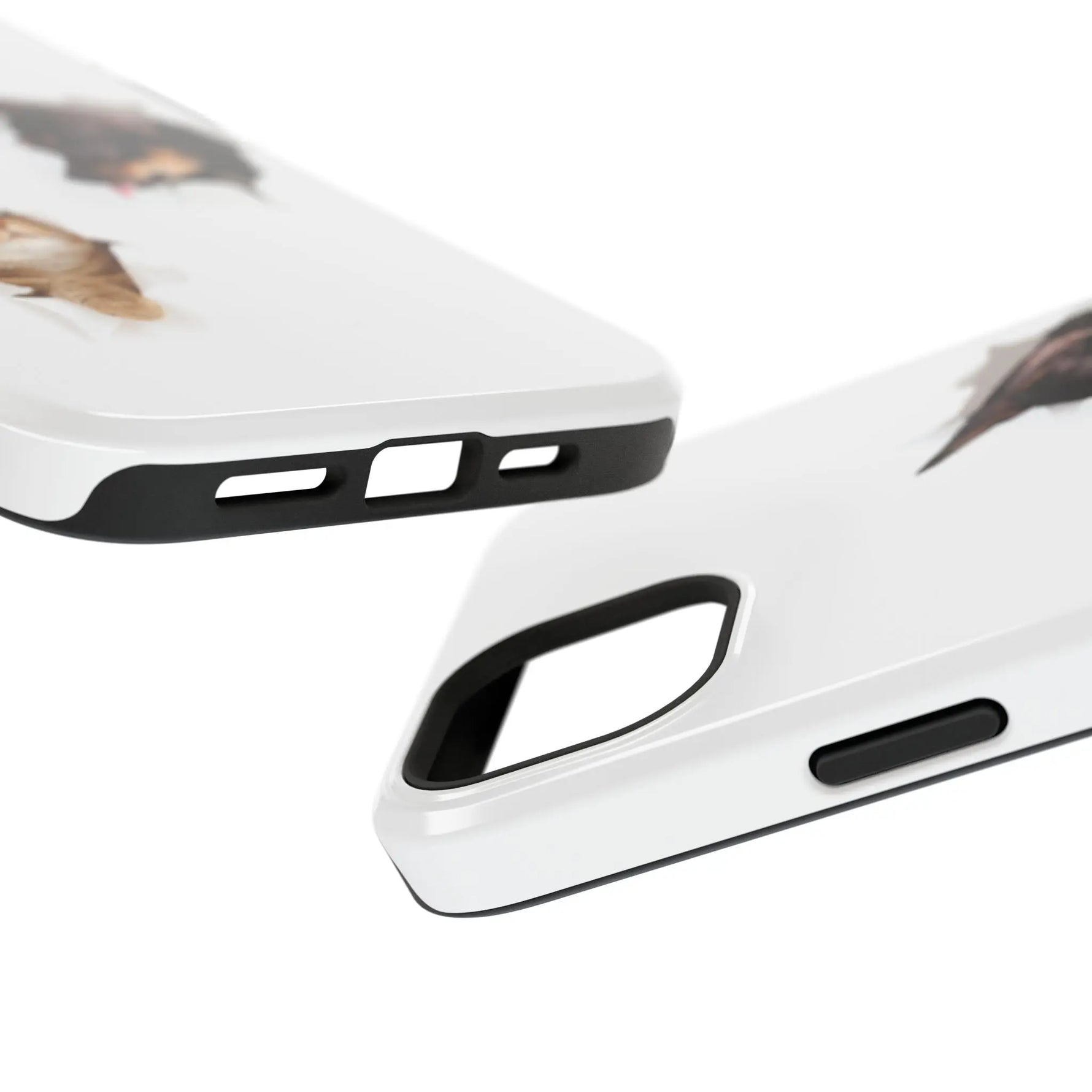 Impact-Resistant Cases with a cat and a dog - Shamo's