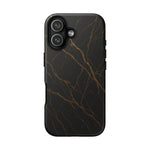 Black Marble Tough iPhone Case  Shamo's iPhone 17 / Matte