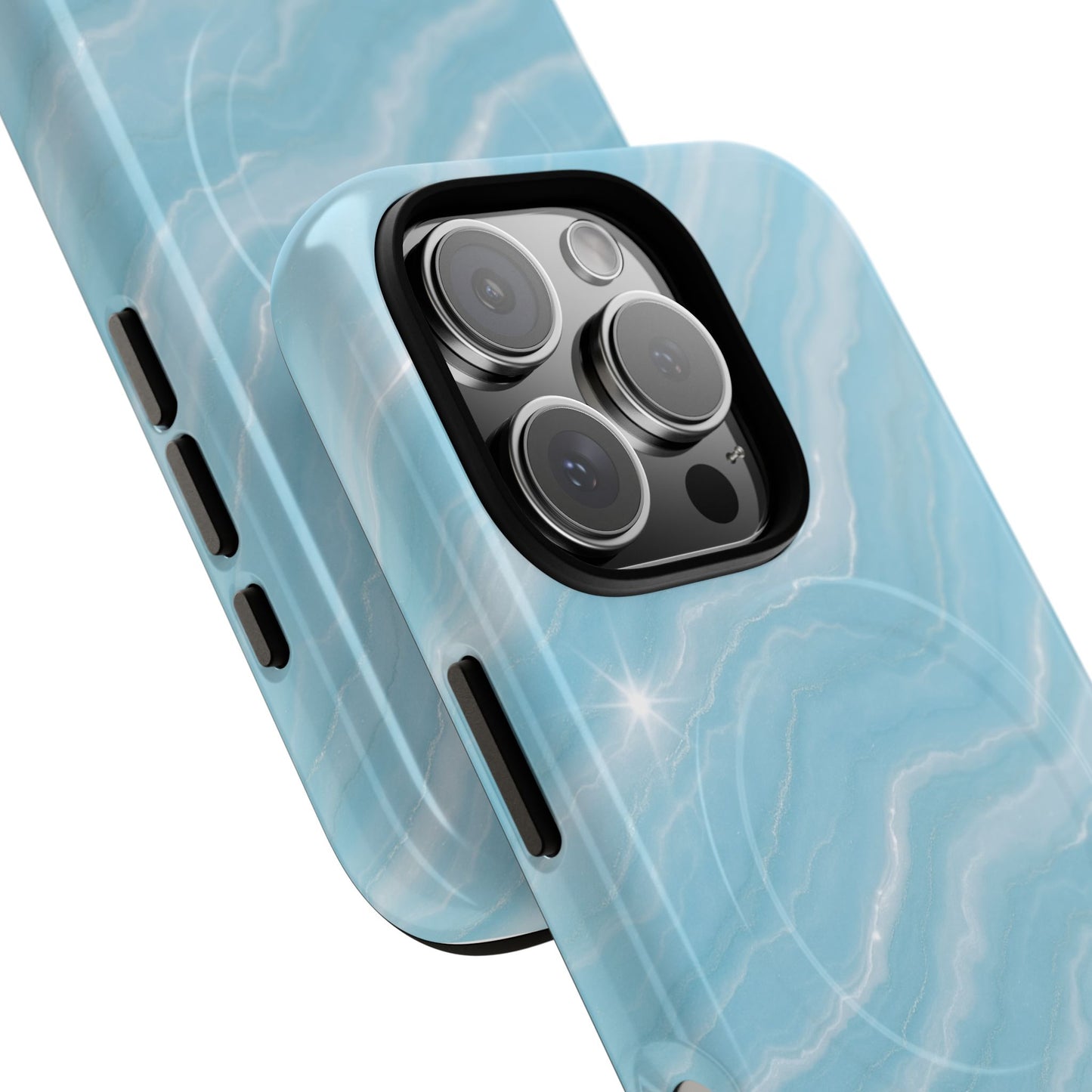 Sky Glow Marble iPhone Case with MagSafe