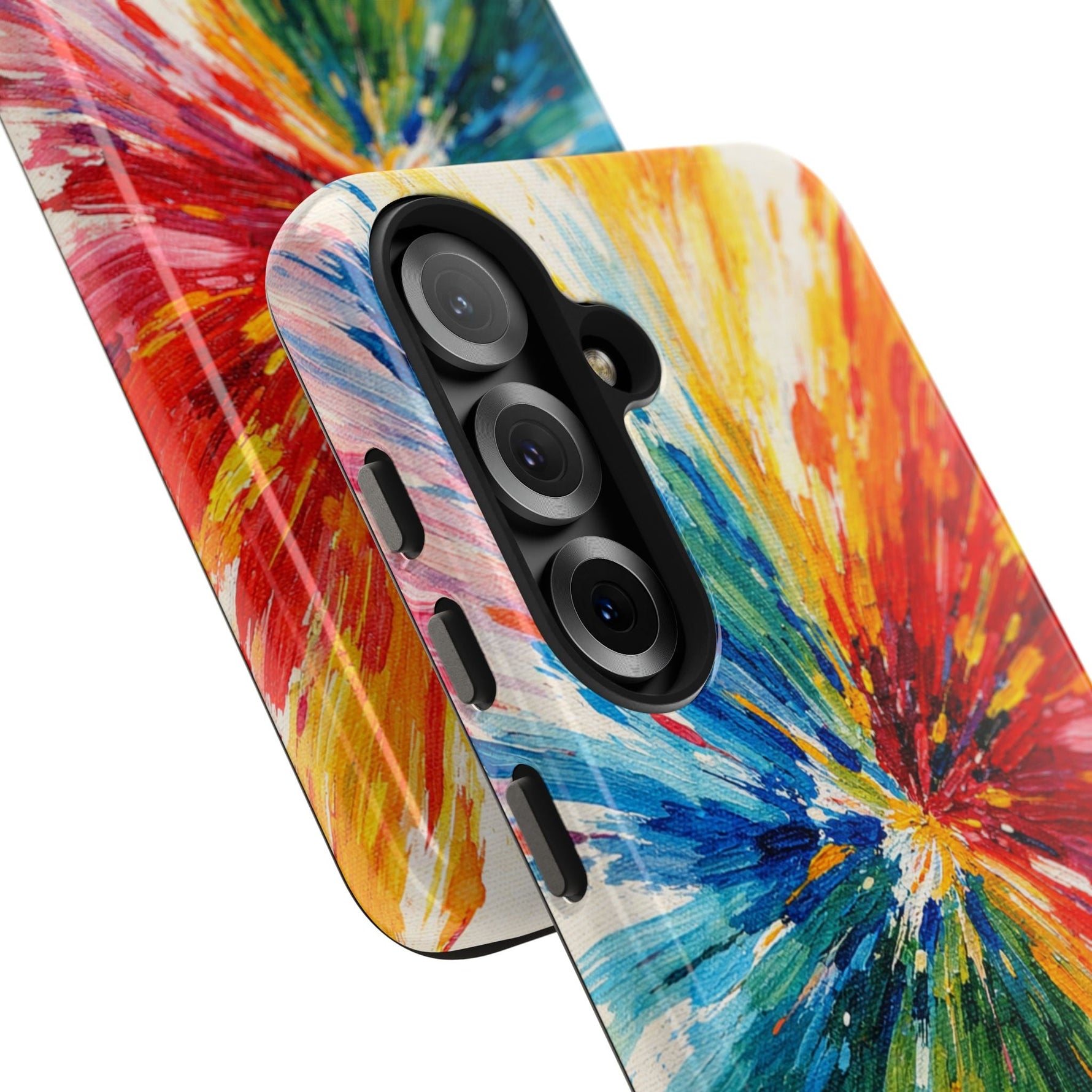 Vibrant Abstract Paint Explosion Impact Phone Case  Shamo's