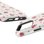 Rose Pattern Impact-Resistant iPhone Case | MagSafe