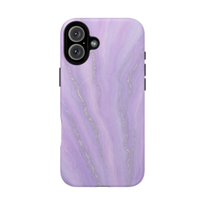 Lavender Marble iPhone Case with MagSafe - Shamo's