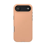 Peach Sorbet Solid Color MagSafe-Compatible Impact-Resistant iPhone Case