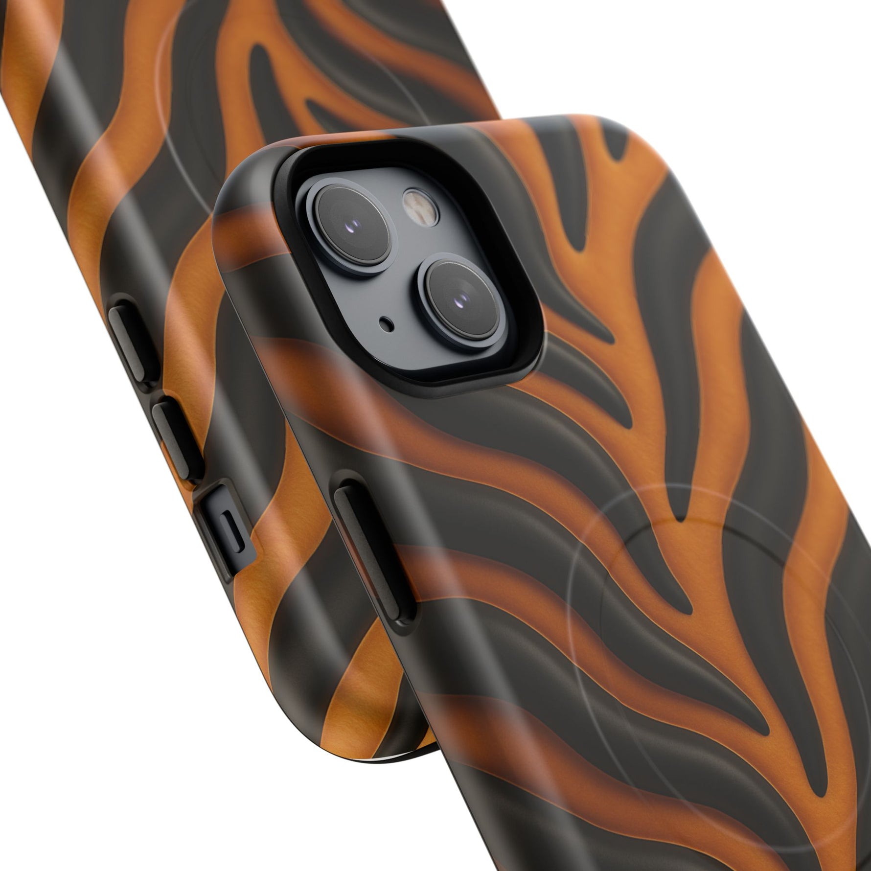 Fierce Tiger Striped iPhone Case - Works with MagSafe - Shamo's