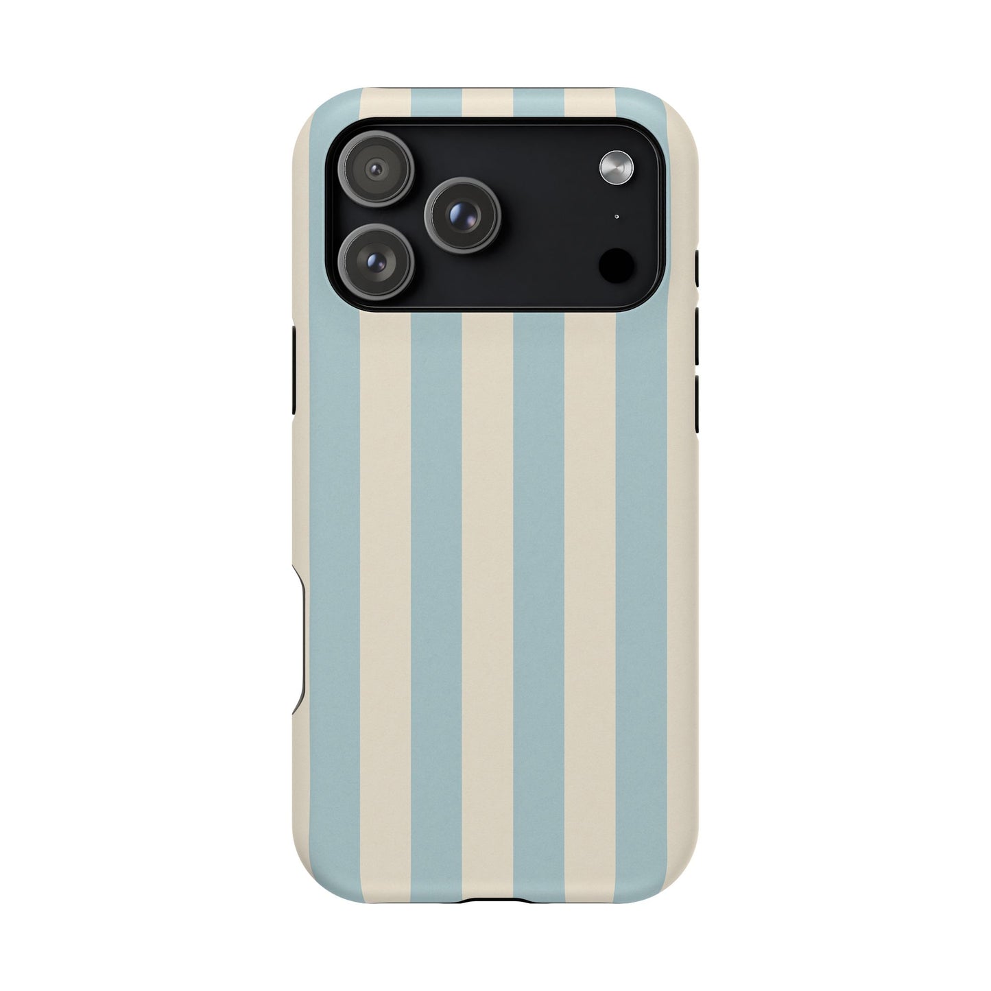 Blue Strips Pattern iPhone Case Compatible with MagSafe