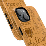 Tirana Illustrated Hand-Drawn iPhone Case — Albanian Landmarks & Icons | MagSafe compatible  Shamo's