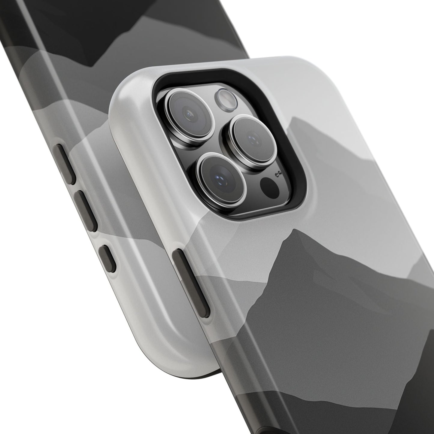 Monochrome Mountain Design iPhone Case | MagSafe  Shamo's