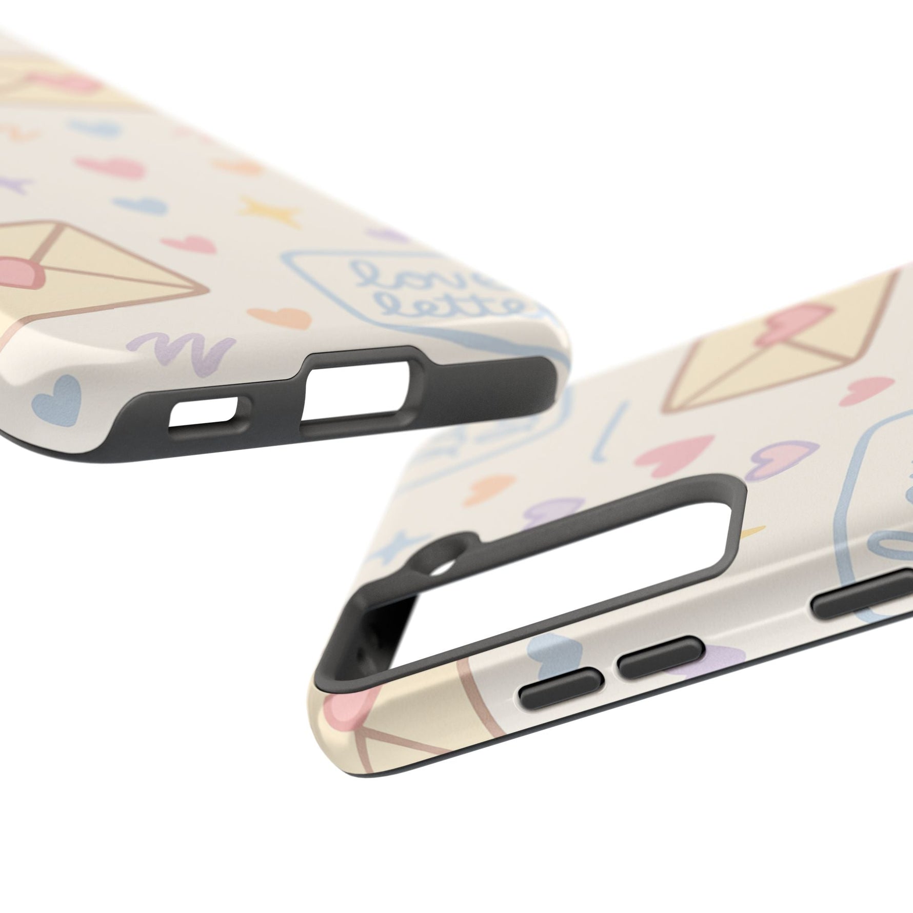 Pastel Love Letter Hearts Impact Phone Case  Shamo's
