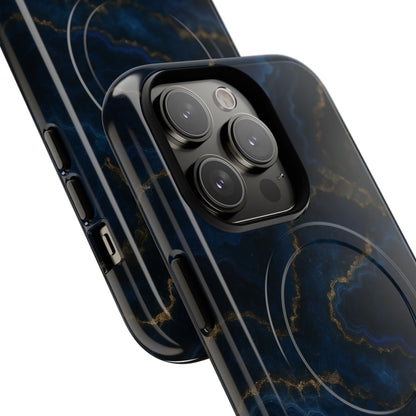 Midnight Marble iPhone Case with MagSafe