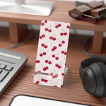Cherry Pattern Phone Stand — Foldable Mobile Display Stand for Smartphones - 2.8" x 5.9" / Glossy - Shamo's